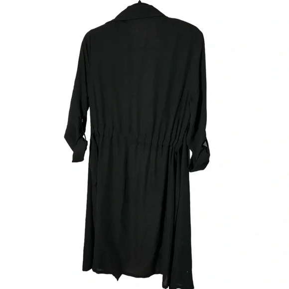 REVAMPED black cardigan,maxi ,sheer,cascading ,whimsigoth, dark romantic,witchy - Picture 7 of 15